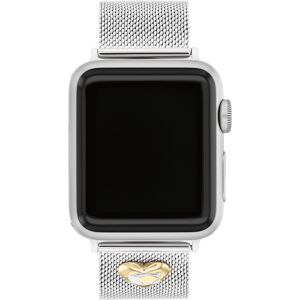 Coach Silver-Tone Stainless Steel Mesh Bracelet for 38, 40, 41mm Apple Watch - Silver