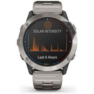 Garmin Unisex Quatix 6x Solar Band Titanium Fiber - Reinforced Polymer Band Watch, 50mm - Titanium