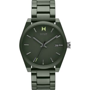 Mvmt Men's Element Ceramic Matte Olive Green Ceramic Bracelet Watch 43mm - Green