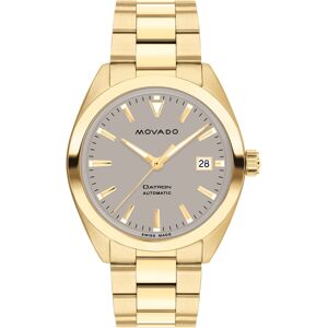 Movado Men's Datron Swiss Auto Ionic Plated Gold Steel Watch 40mm - Gold-Tone