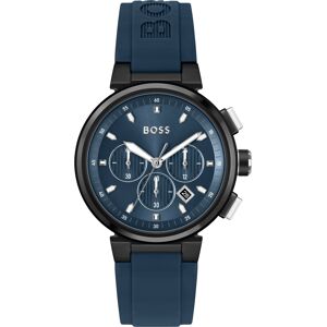 Boss Men's One Blue Silicone Strap Watch, 44mm - Blue