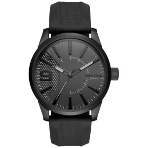 Diesel Men's Black Silicone Strap Watch 46x53mm DZ1807 - Black