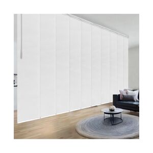 Rod Desyne Embroidered Chiffon Blind 10-Panel Double Rail Panel Track Extendable 120