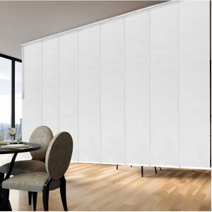 Rod Desyne Embroidered Chiffon Blind 8-Panel Double Rail Panel Track Extendable 130