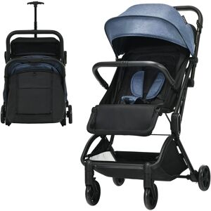 Costway Lightweight Baby Stroller Foldable Travel Stroller for Airplane - Blue