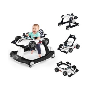 Costway Baby 4-in-1 Baby Walker Foldable Activity Push Walker Adjustable - White