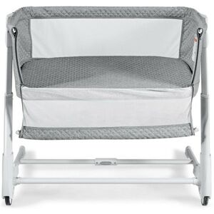 Slickblue Baby Height Adjustable Bassinet w/ Washable Mattress-Grey - Grey