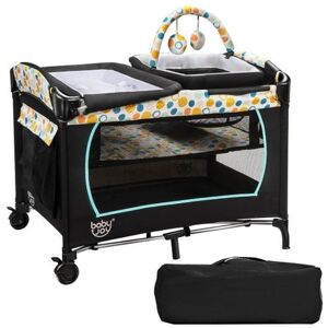 Slickblue 4-in-1 Convertible Portable Baby Playard with Changing Station - Blue