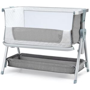 Costway Baby Bed Side Crib Portable Adjustable Infant Travel Sleeper Bassinet - Grey