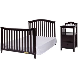 Athena Kali 4-In-1 Crib and Changer - Espresso