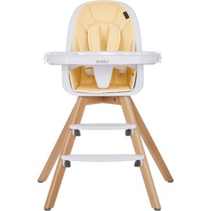 Evolur Zoodle 2-In-1 High Chair - Yellow