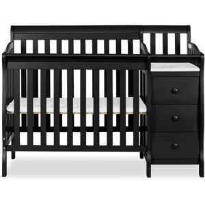 Dream On Me Jayden 4-in-1 Mini Convertible Crib And Changer - Black