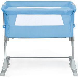 Slickblue Travel Portable Baby Bed Side Sleeper Bassinet Crib with Carrying Bag - Blue