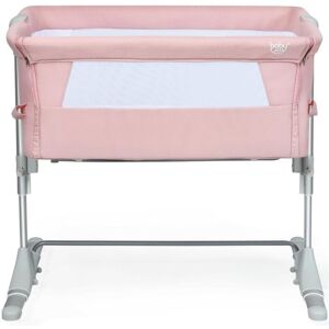 Slickblue Travel Portable Baby Bed Side Sleeper Bassinet Crib with Carrying Bag - Pink