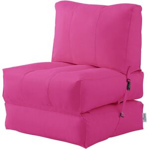 Loungie Cloudy Convertible Nylon Foam Lounger - Fuchsia