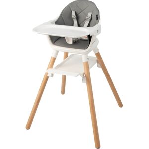 Slickblue 6 in 1 Convertible Highchair with Safety Harness and Removable Tray - White