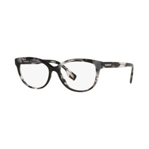 Burberry BE2357 Esme Women's Square Eyeglasses - Top Check, Gray Havana
