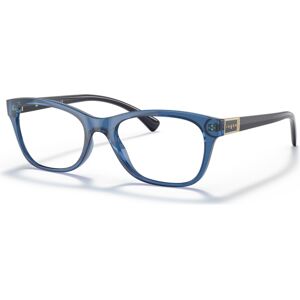 Vogue Eyewear Women's Pillow Eyeglasses, VO5424B53-o - Transparent Light Blue