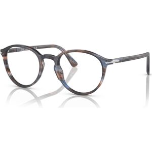 Persol Unisex Eyeglasses, PO3218V - Striped Blue