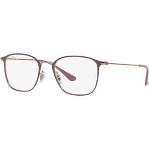 Ray-Ban RB6466 Unisex Square Eyeglasses - Copper