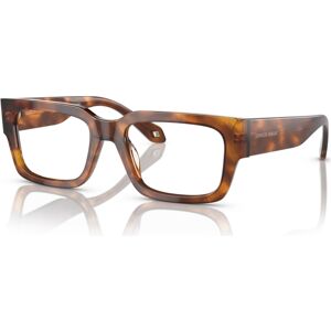 Giorgio Armani s Rectangle Eyeglasses, AR7243U 51 - Red Havana