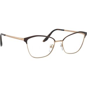 Prada Women's Eyeglasses, Pr 62XV - Matte Red, Pink Gold