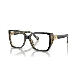 Michael Kors Women's Castello Eyeglasses, MK4115U - Black, Amber Tortoise