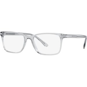 Prada PR14WV Men's Rectangle Eyeglasses - Crystal Gray