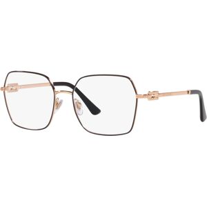 Bvlgari BV2240 Women's Square Eyeglasses - Pink Gold Tone, Black