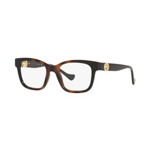 Gucci Women's Rectangle Eyeglasses, GC00163251-x - Brown