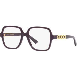 Gucci Women's GG1193O Eyeglasses, GC001941 56 - Dark Purple