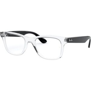 Ray-Ban RX4640V Unisex Square Eyeglasses - Transparent