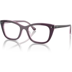 Ray-Ban Unisex Eyeglasses, RB5433 - Violet On Transparent