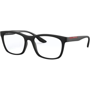 Prada Linea Rossa Ps 02NV Men's Square Eyeglasses - Black