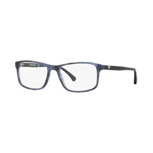 Emporio Armani s Eyeglasses, EA3098 - Matte Striped Blue