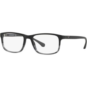 Emporio Armani s Eyeglasses, EA3098 - Matte Black and Striped Gray