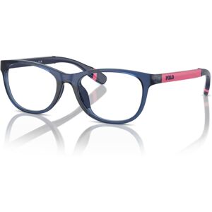 Polo Ralph Lauren Child Eyeglasses, PP8548U - Shiny Transparent Dark Blue