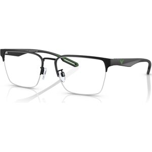 Emporio Armani s Square Eyeglasses, EA113754-o - Matte Black