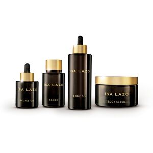 Isa Lazo Product Set Face Oil, Body Oil, Toner, Body Exfoliant