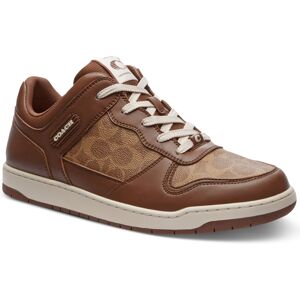 Coach Men's C201 Signature Sneaker - Saddle