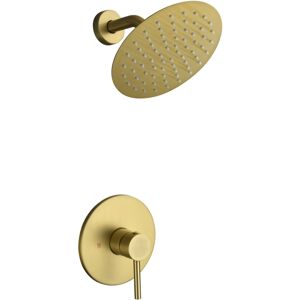 Simplie Fun Complete Shower System With Rough-in Valve - Gold