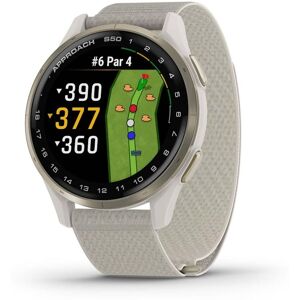 Garmin Approach S50, Cream Gold/Ivory Nylon - Cream gold
