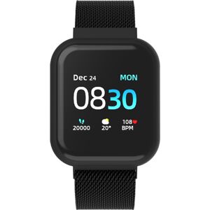 iTouch Air 3 Unisex Heart Rate Black Mesh Strap Smart Watch 44mm - Black