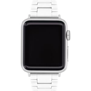 Coach White Ceramic 38/40/41mm Apple Watch Band - White