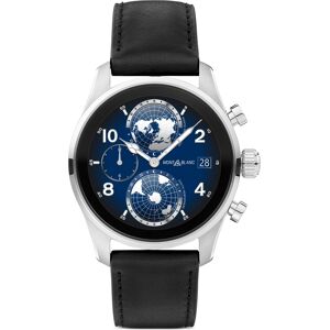 Montblanc Men's Summit 3 Black Leather Strap Smart Watch 42mm - Black