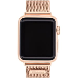 Coach Rose Gold-Tone Mesh Bracelet 38/40/41mm Apple Watch Band - Rose Gold-Tone