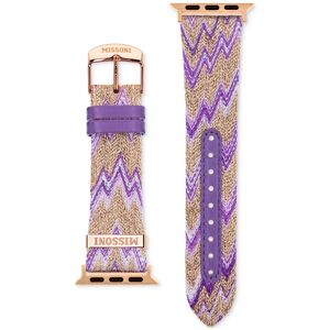 Missoni Purple Multicolor Zigzag Fabric Strap for Apple Watch 38/40/41mm - Multicolor