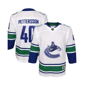 Outerstuff Big Boys and Girls Elias Pettersson White Vancouver Canucks 2019/20 Away Premier Player Jersey - White