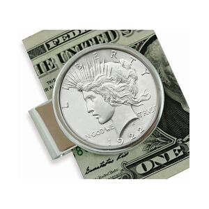 American Coin Treasures Men's American Coin Treasures Sterling Silver Peace Coin Money Clip - Silver