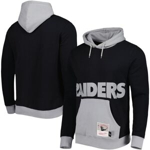 Men's Mitchell & Ness Black Las Vegas Raiders Big Face 5.0 Pullover Hoodie - Black